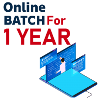 ONLINE BATCH FOR 1 YEAR (ONLY APPLICATION)